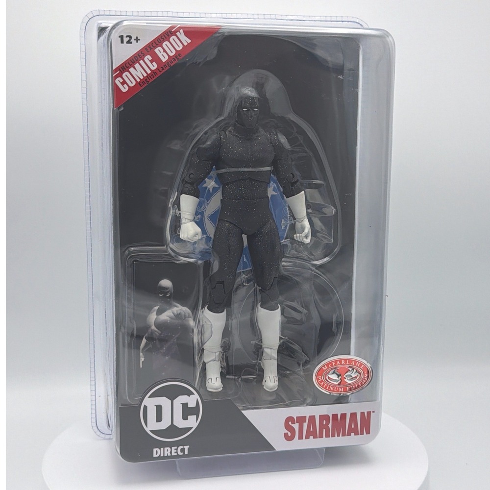 McFarlane Starman Action Figure New Platinum Edition DC Direct Comic
